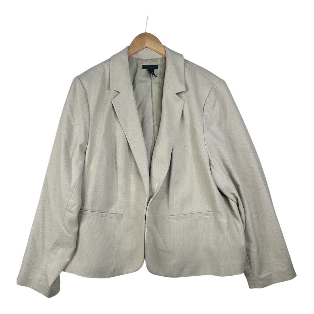 Lane Bryants One Button Blazer size 26 Beige‎